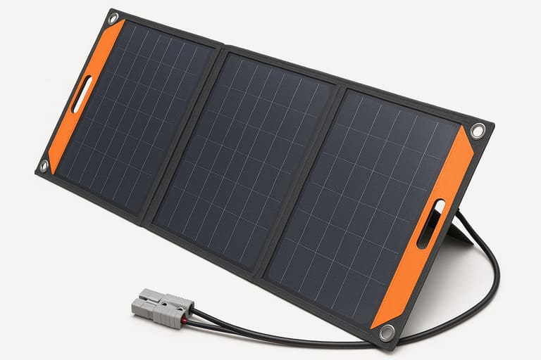 Placa Solar Portátil com Conector Anderson