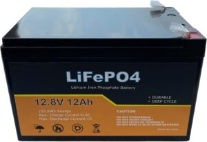 Jua energy Bateria de lítio recarregável LiFePO4 12V 12Ah para energia solar portatil Jua energy Bateria de lítio recarregável LiFePO4 12V 12Ah para energia solar portatil